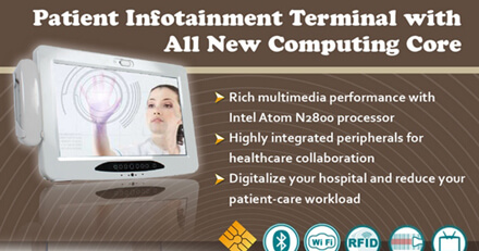 Patient Infomation Terminal with All New Computin Core