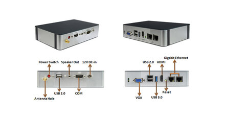 New ARBOR Ultra-Small Boxed Chassis System with Single-chip, Quad-core Intel® Celeron® SoC & Atom™ Processors E3800 Family