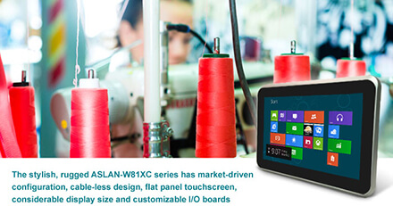 ARBOR Wide-screen Panel PC Optimizes Production Efficiency for the Garment Industry