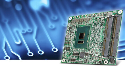 New ARBOR COM Express Compact Module with Single-chip Intel® Core i7-7600U Processor
