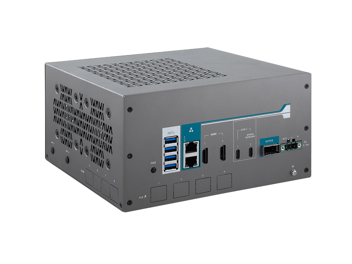 5個口のe AEC‑8000 シリーズ｜Jetson Thor T5000 搭載エッジ AI システム｜ARBOR