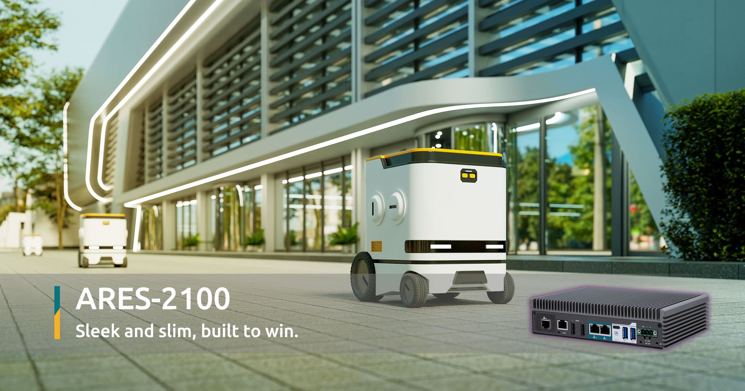 ARBOR ARES-2100 Series - Ultra-Slim 1U Design for Space-Constrained Deployments